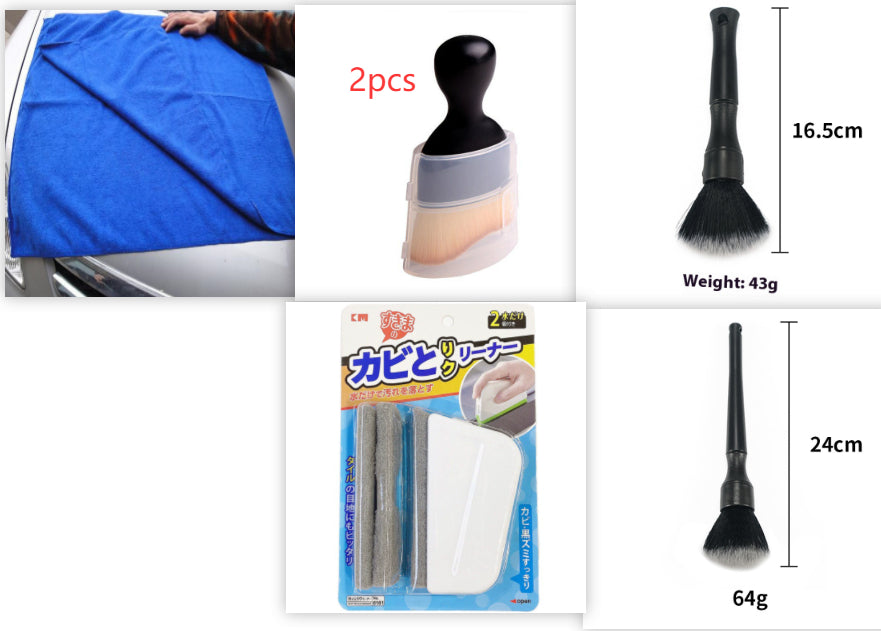 Narrow window groove and detail cleaning brush product view