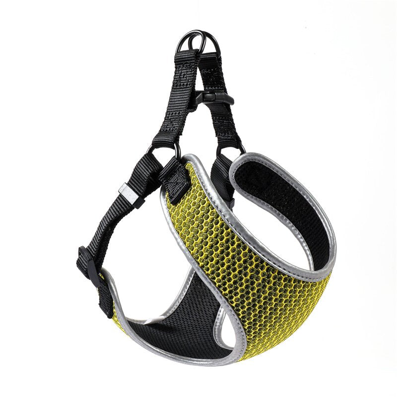 Pet walking vest harness in available design option