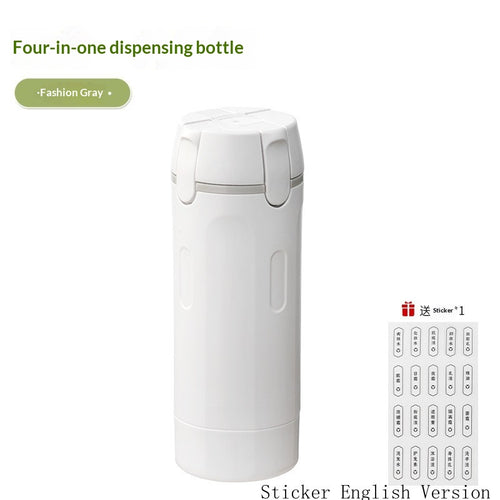 4-in-1 Leak-Resistant Travel Bottle Dispenser product image
