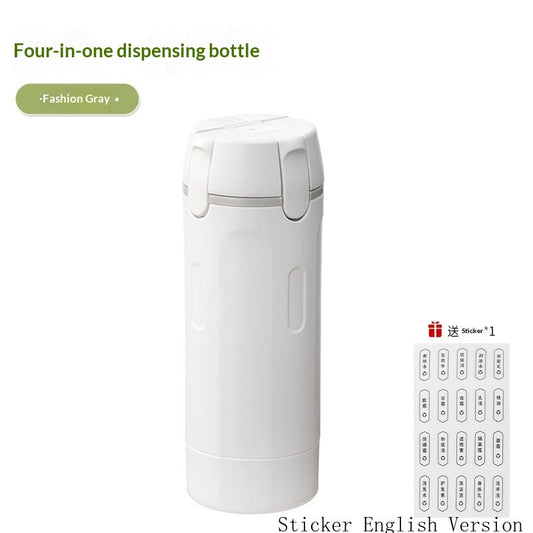 4-in-1 Leak-Resistant Travel Bottle Dispenser product image