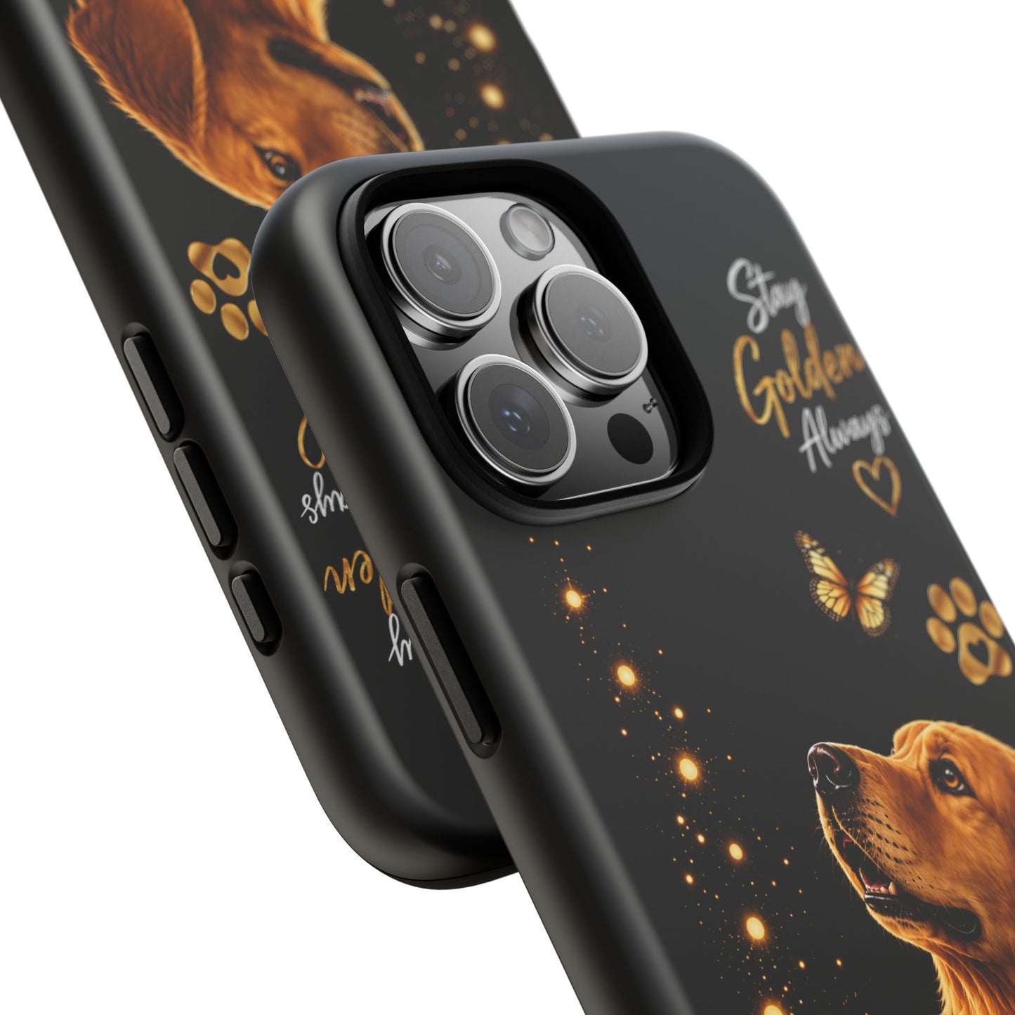 Golden Retriever Phone Case - "Stay Golden Always" Protective Tough Case