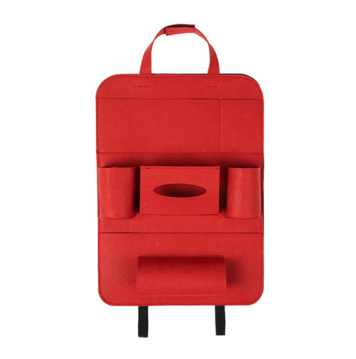 Backseat organizer for bottles toys and travel essentials