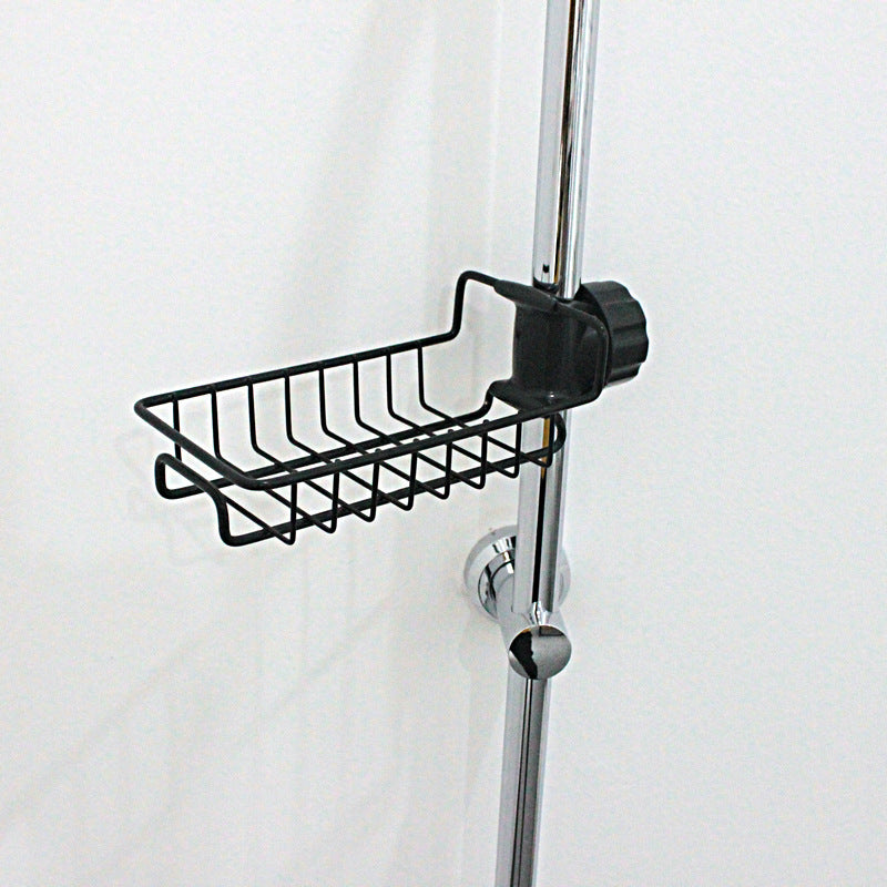 Adjustable Faucet Sink Rack - Sponge & Soap Organizer product image