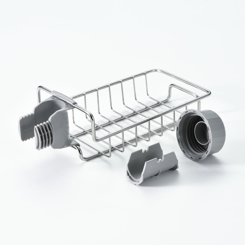Adjustable sink organizer in material option