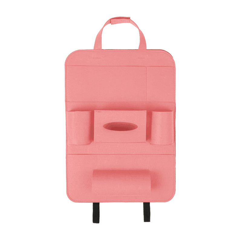 Multi-Pocket Car Backseat Organizer - Felt Storage Panel product image