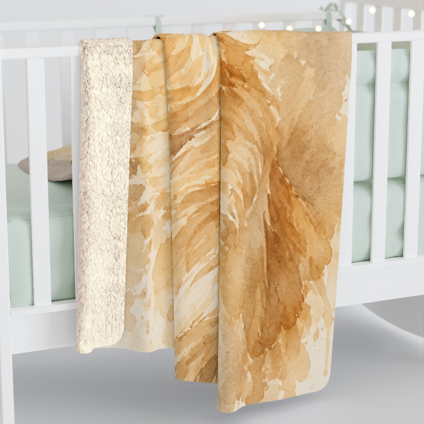 Golden Retriever Sherpa Fleece Blanket – Cozy Dog Lover Gift