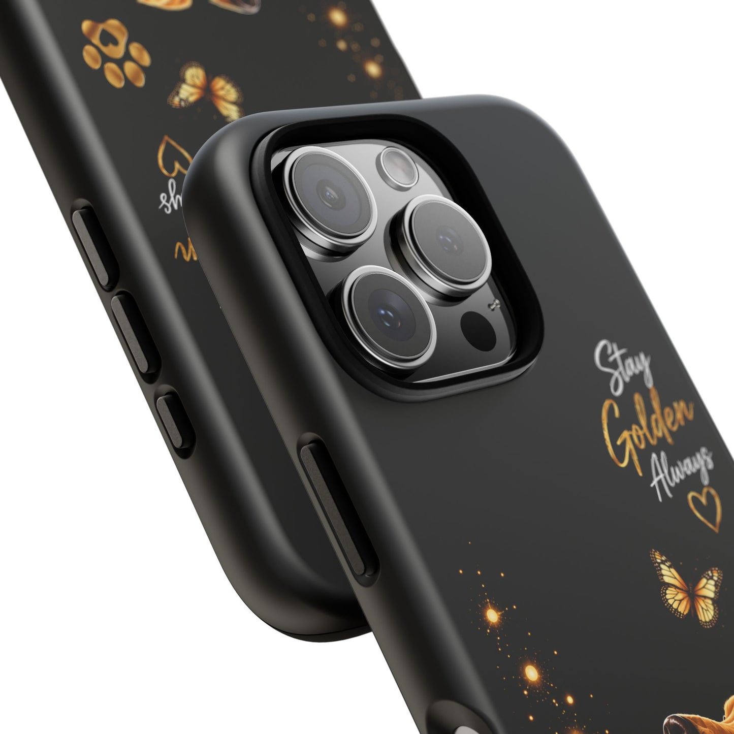 Golden Retriever Phone Case - "Stay Golden Always" Protective Tough Case