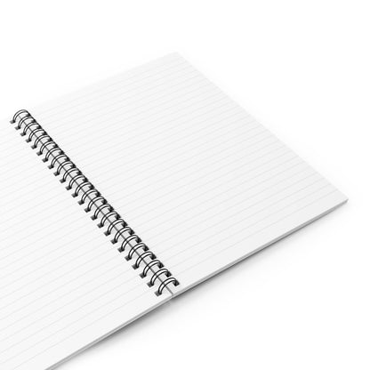 Mugshot Cat Spiral Notebook — "I Knocked Stuff Off The Table" Ruled Journal