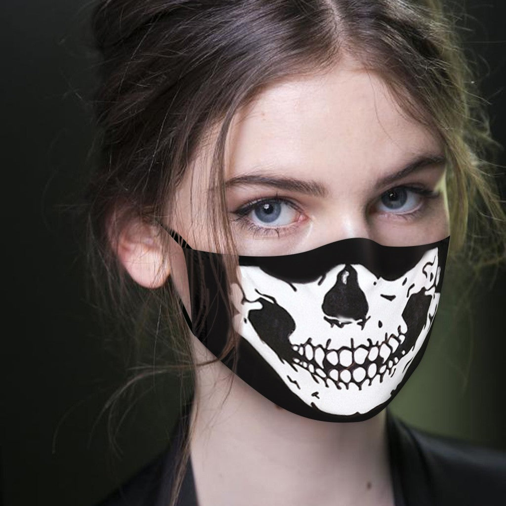 Lightweight Halloween cloth face mask design