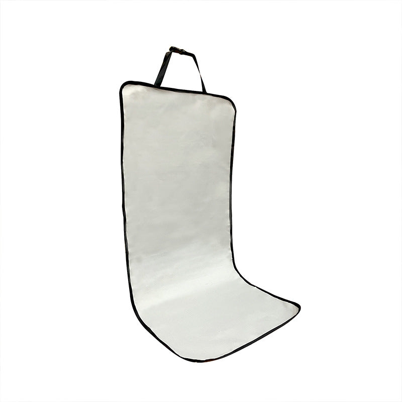 Pet car seat cover in alternate color or print option