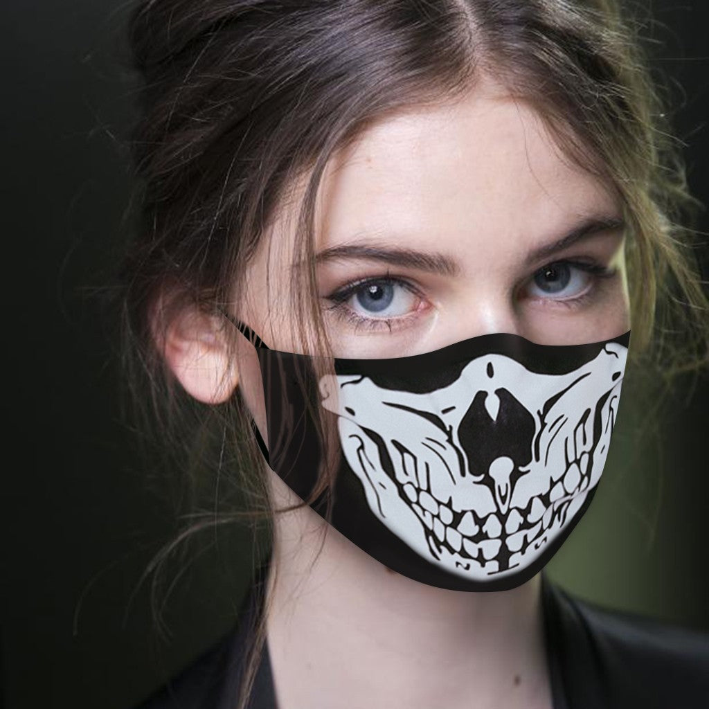 Printed Halloween costume mask alternate style