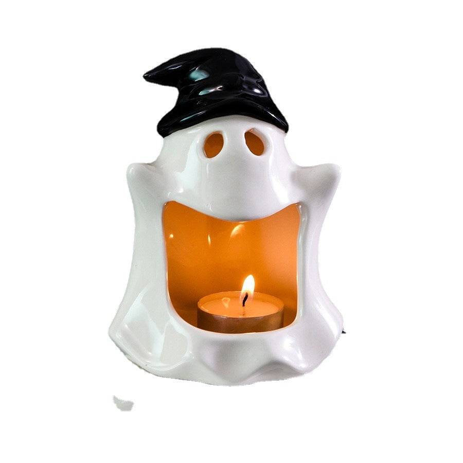 Halloween ceramic ghost ornament product view