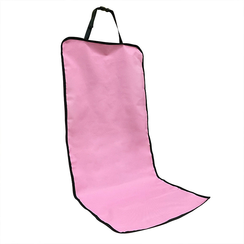 Dog and cat travel mat for protecting car seats