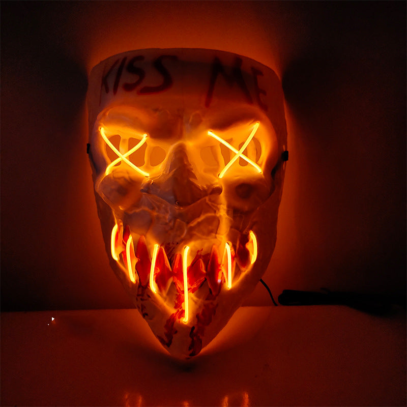 LED horror mask for Halloween party costume