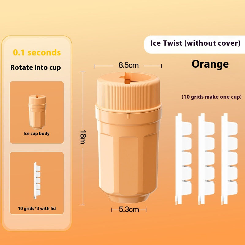 Twist-release ice tray shown in alternate color