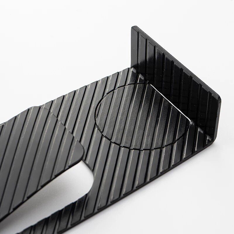 Compact no-drill door stopper in color option