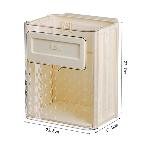 10L Foldable Hanging Trash Can - Space-Saving Kitchen Bin product image