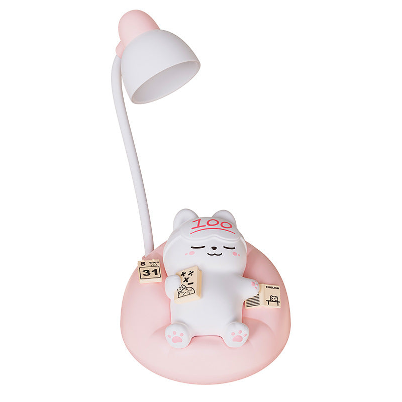 Sleeping cat touch night light in alternate color