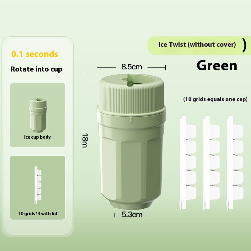 Covered freezer ice tray in available configuration