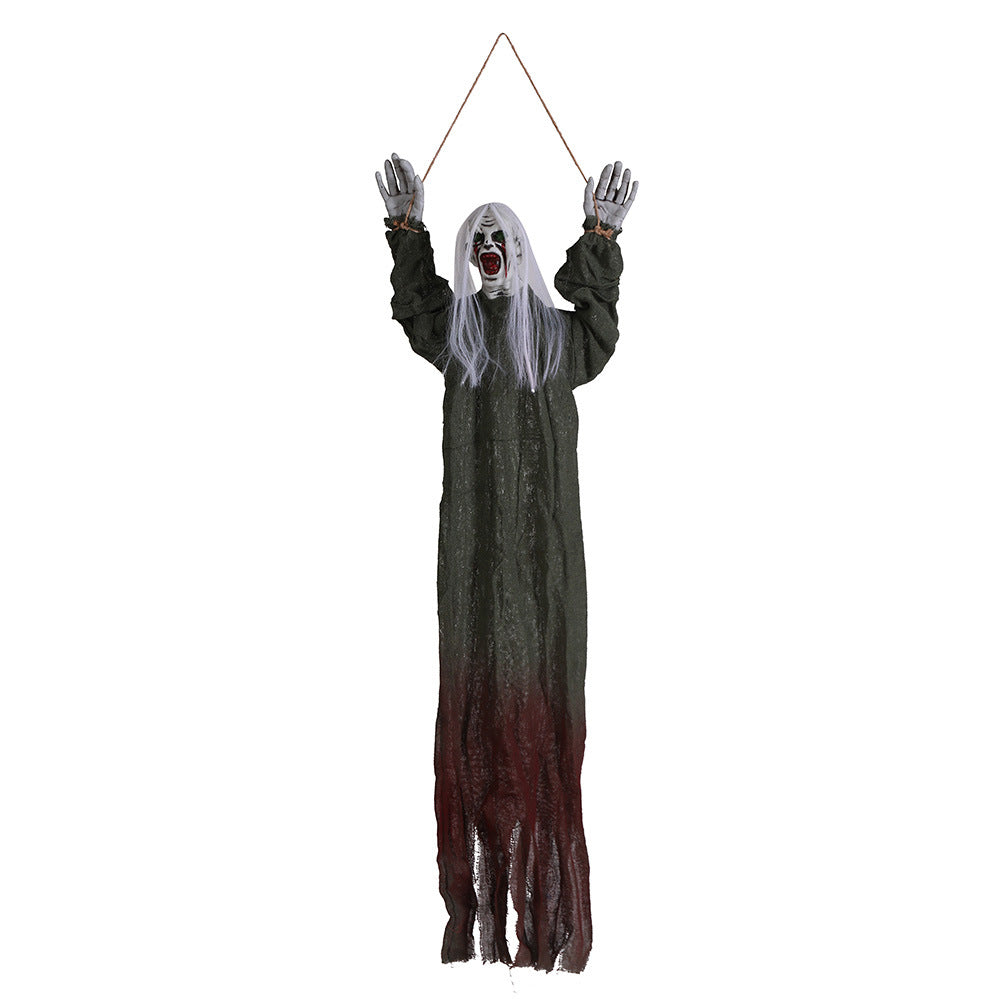 Hanging Ghost Halloween Prop - Haunted House Decoration product image