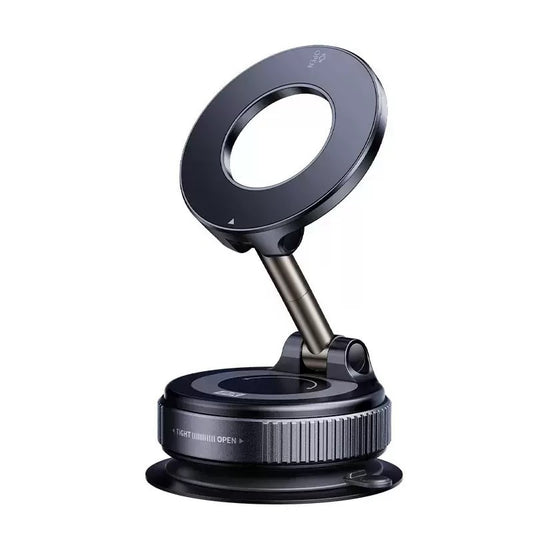 360° magnetic car phone mount with vacuum suction base