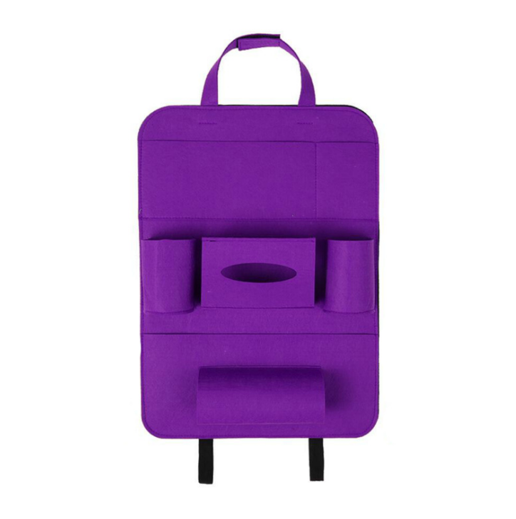 Multi-pocket car backseat organizer product view