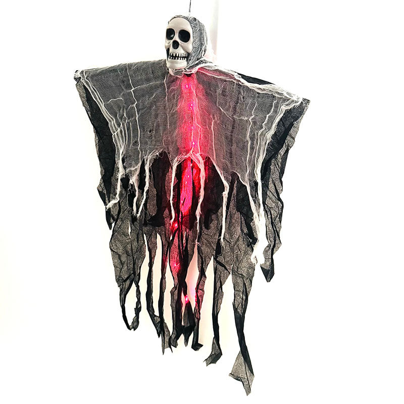 Lightweight hanging ghost prop for party or yard display