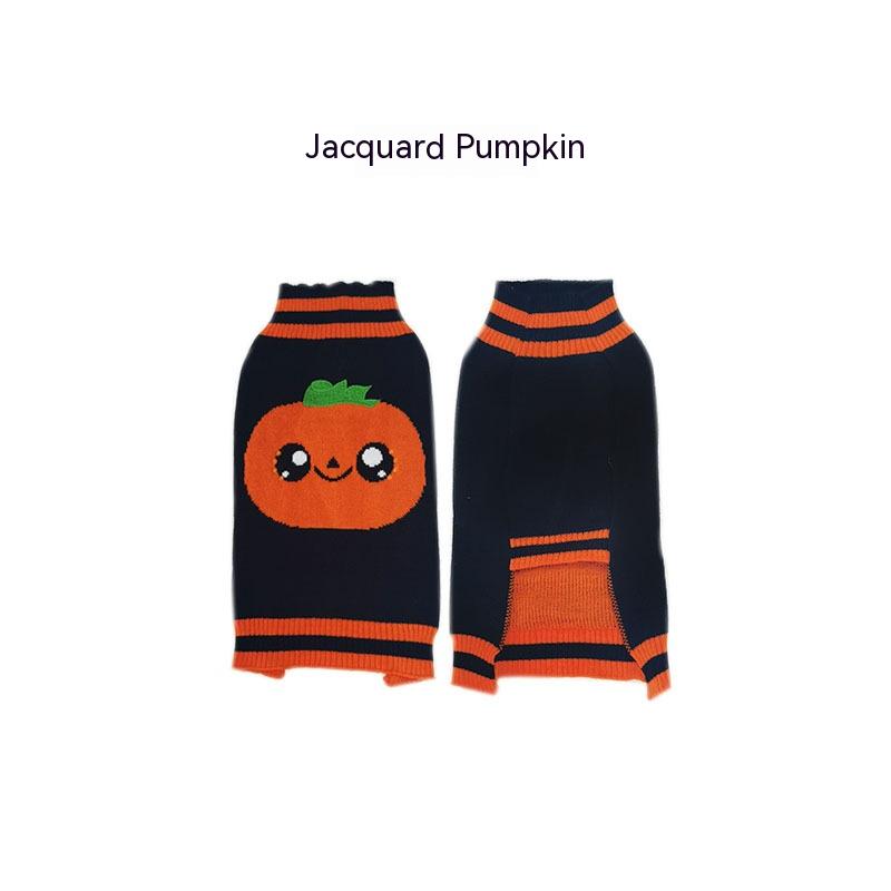 Cozy pet Halloween sweater alternate design