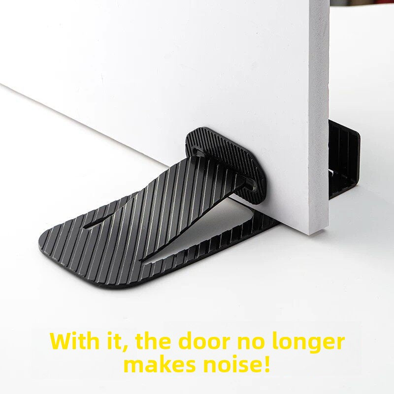No-drill adhesive door stopper compact holder product view