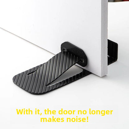No-drill adhesive door stopper compact holder product view