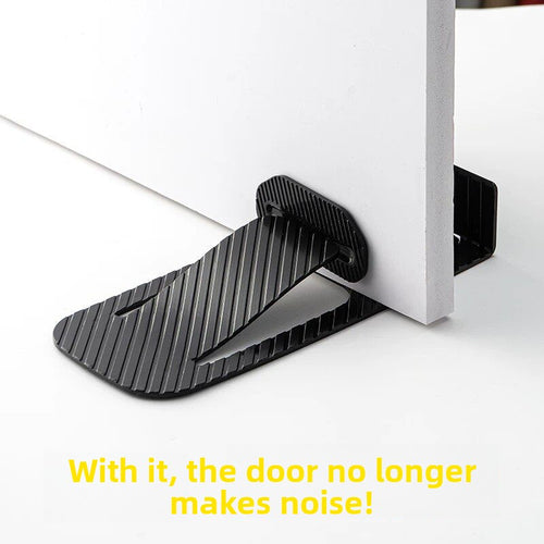 No-drill adhesive door stopper compact holder product view