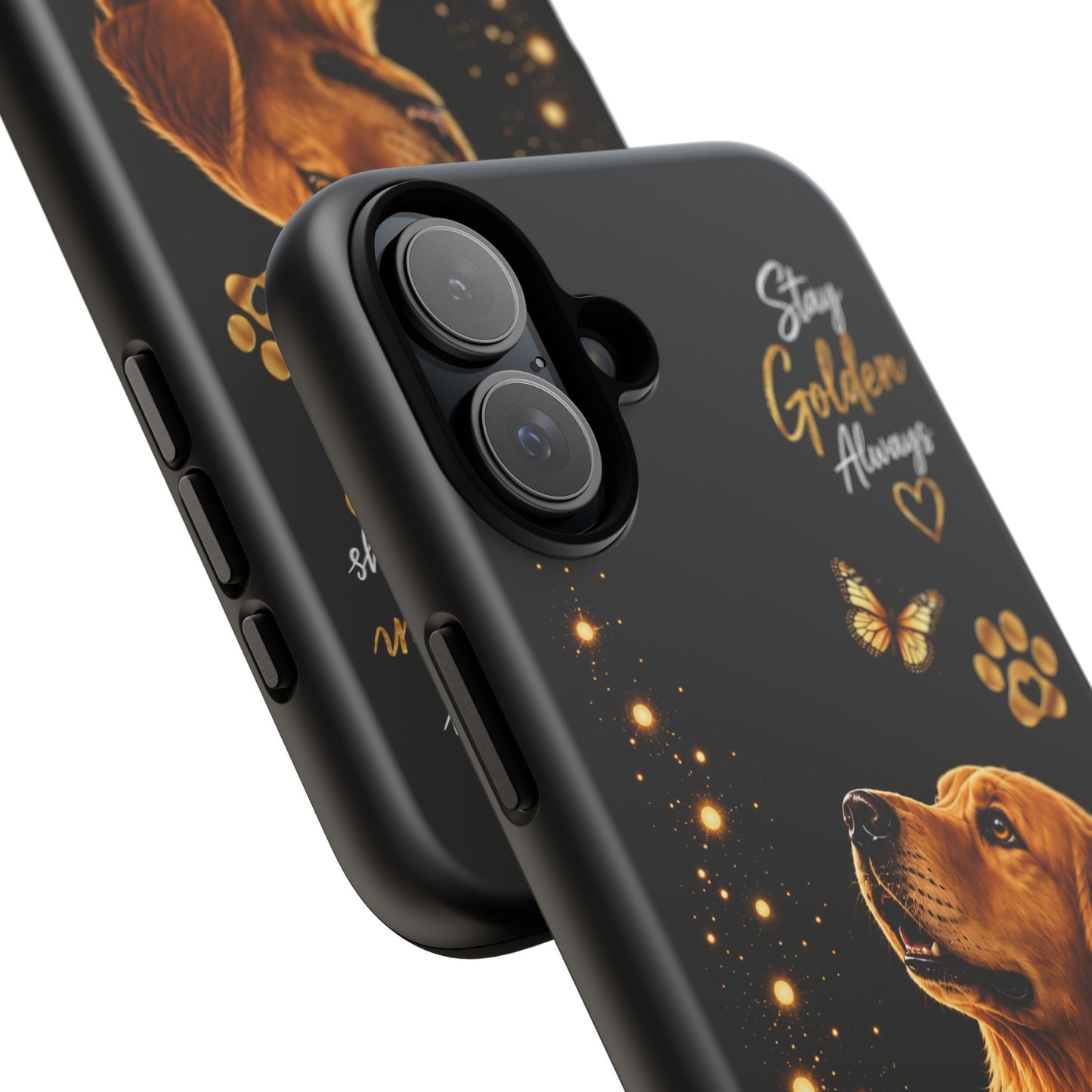Golden Retriever Phone Case - "Stay Golden Always" Protective Tough Case