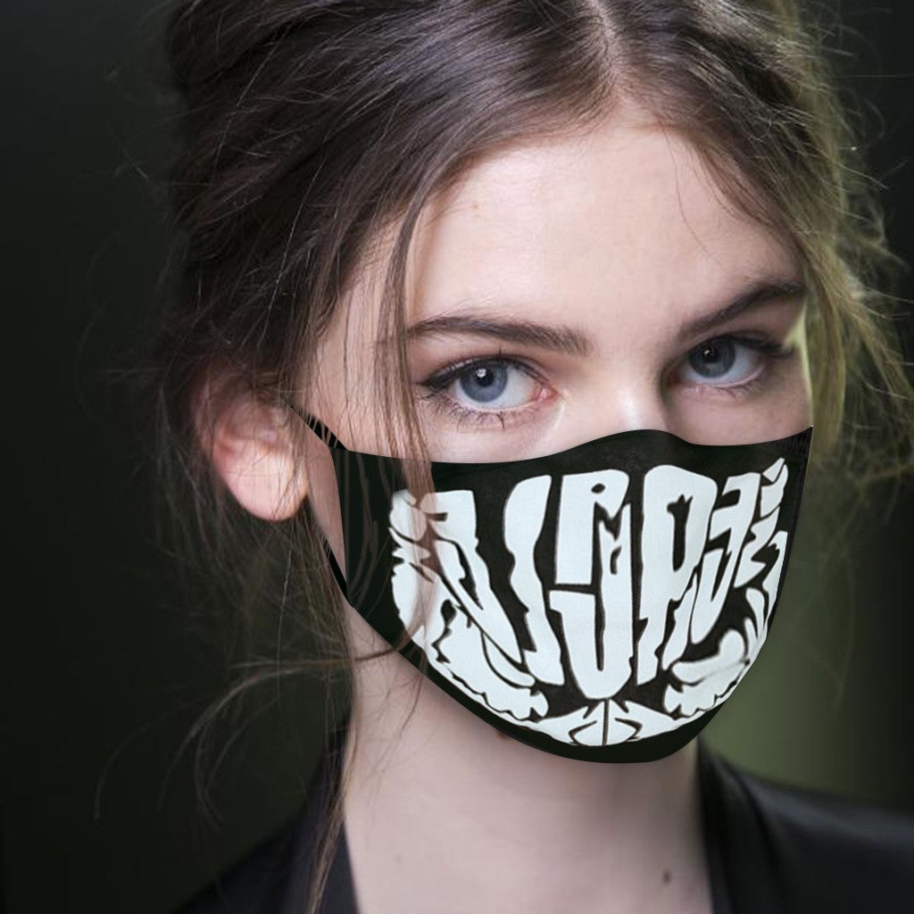 Halloween printed cloth costume mask style option
