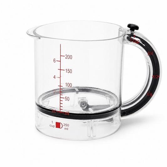 Adjustable Measuring Cup – Measure, Pour & Scrape