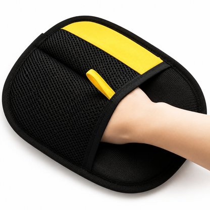 Pet hair removal glove for everyday cat and dog fur cleanup