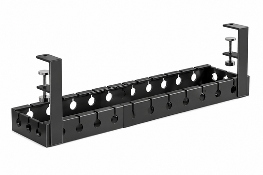 Under-Desk Cable Management Tray – Clean, Clutter-Free Workspace