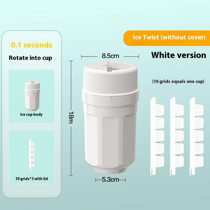 Twist-release ice cube tray product view