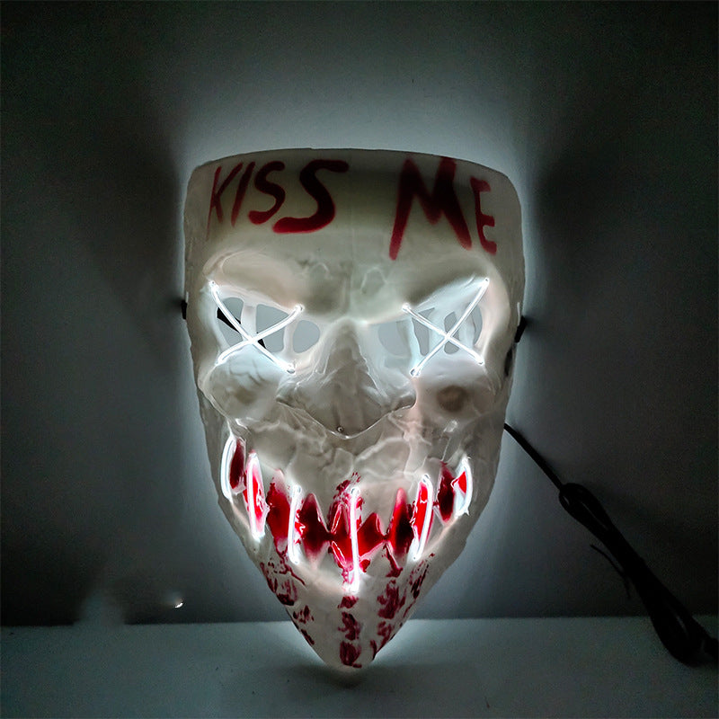 Halloween light-up face mask alternate color