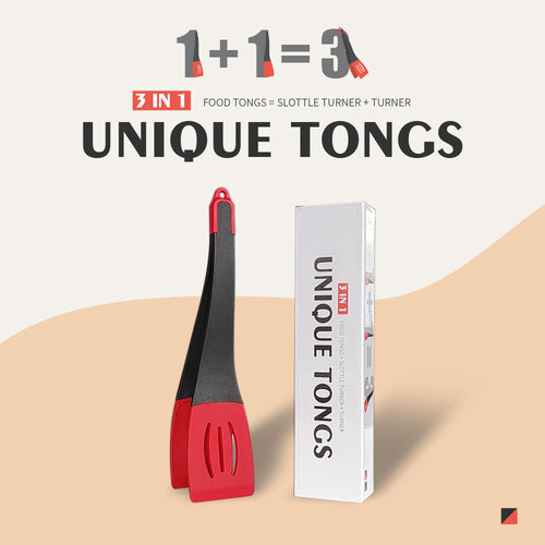 3-in-1 Silicone Spatula Tongs - Flip, Grip & Serve product image