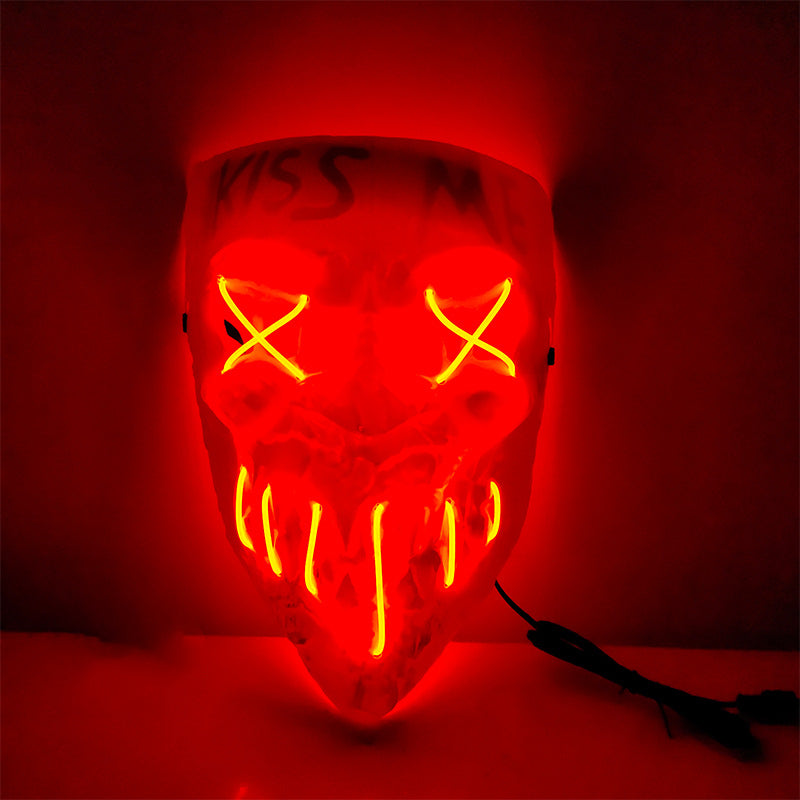 Light-up Halloween costume face mask product view