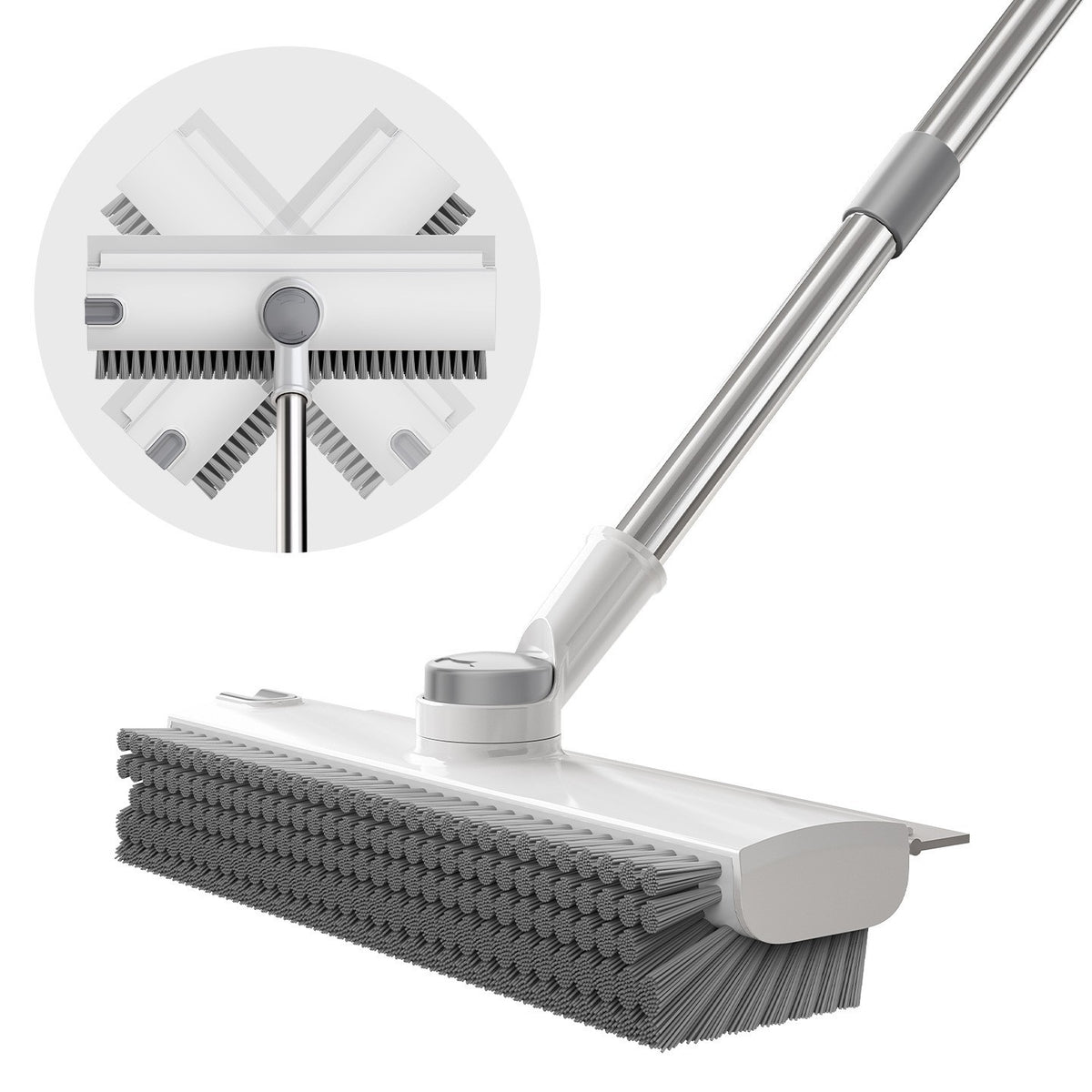 2-in-1 V-Shaped Floor & Gap Cleaning Brush – 360° Head