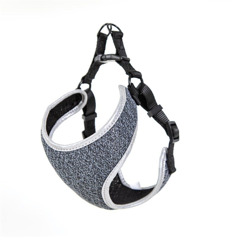 Cat and dog vest harness with leash option