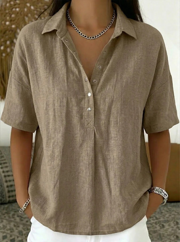 Women's casual warm-weather top product view