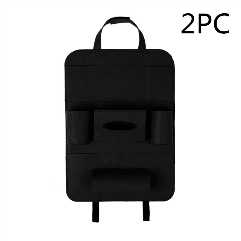 Multi-pocket felt car organizer product view