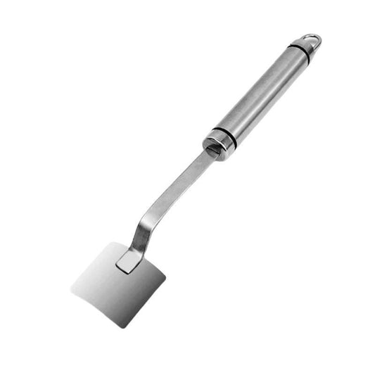 Stainless steel corn peeler for removing kernels from corn cobs