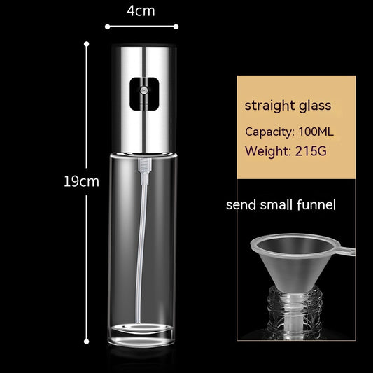 100ML Glass Oil Dispenser - Stainless-Steel Pourer product image