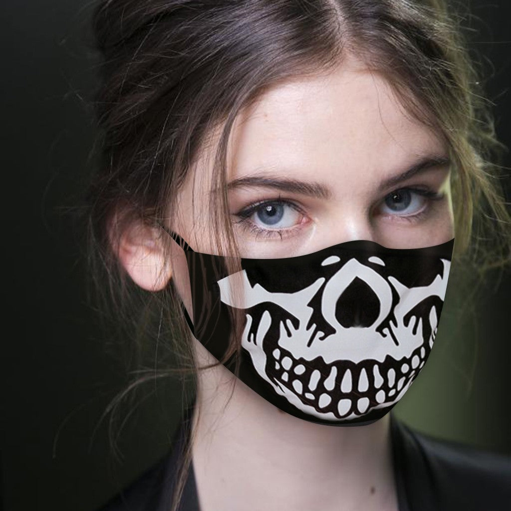 Halloween cloth mask in seasonal print option