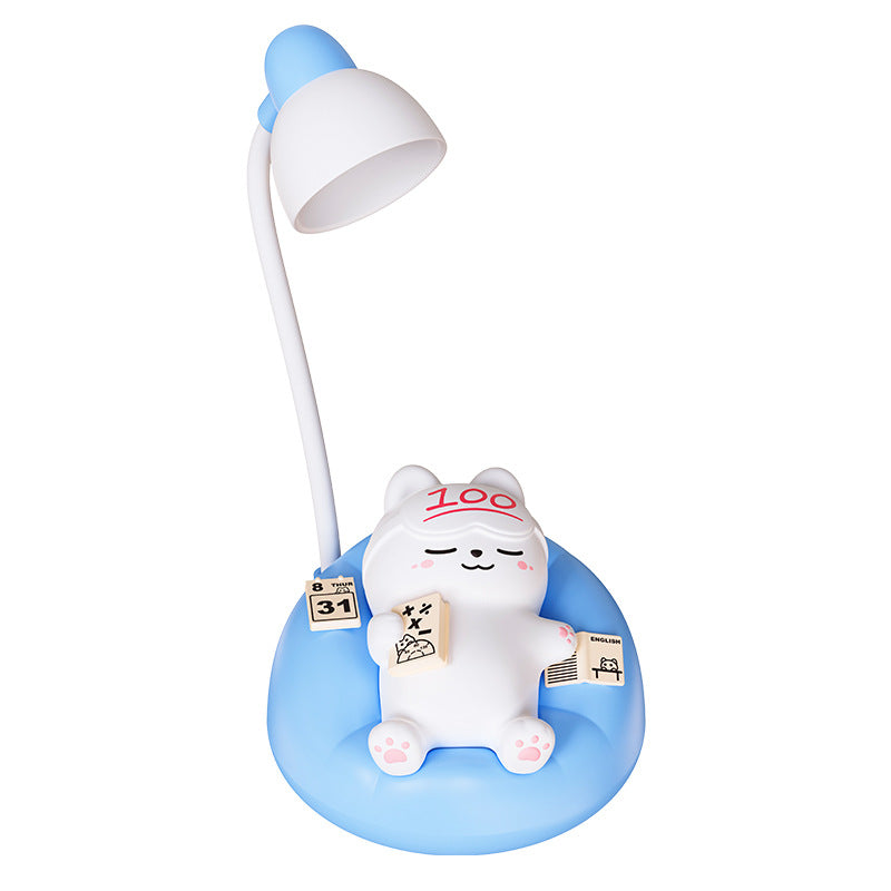 Sleeping Cat Touch Night Light - USB Rechargeable Lamp product image